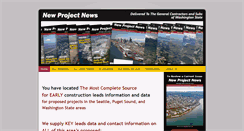 Desktop Screenshot of newprojectnews.com